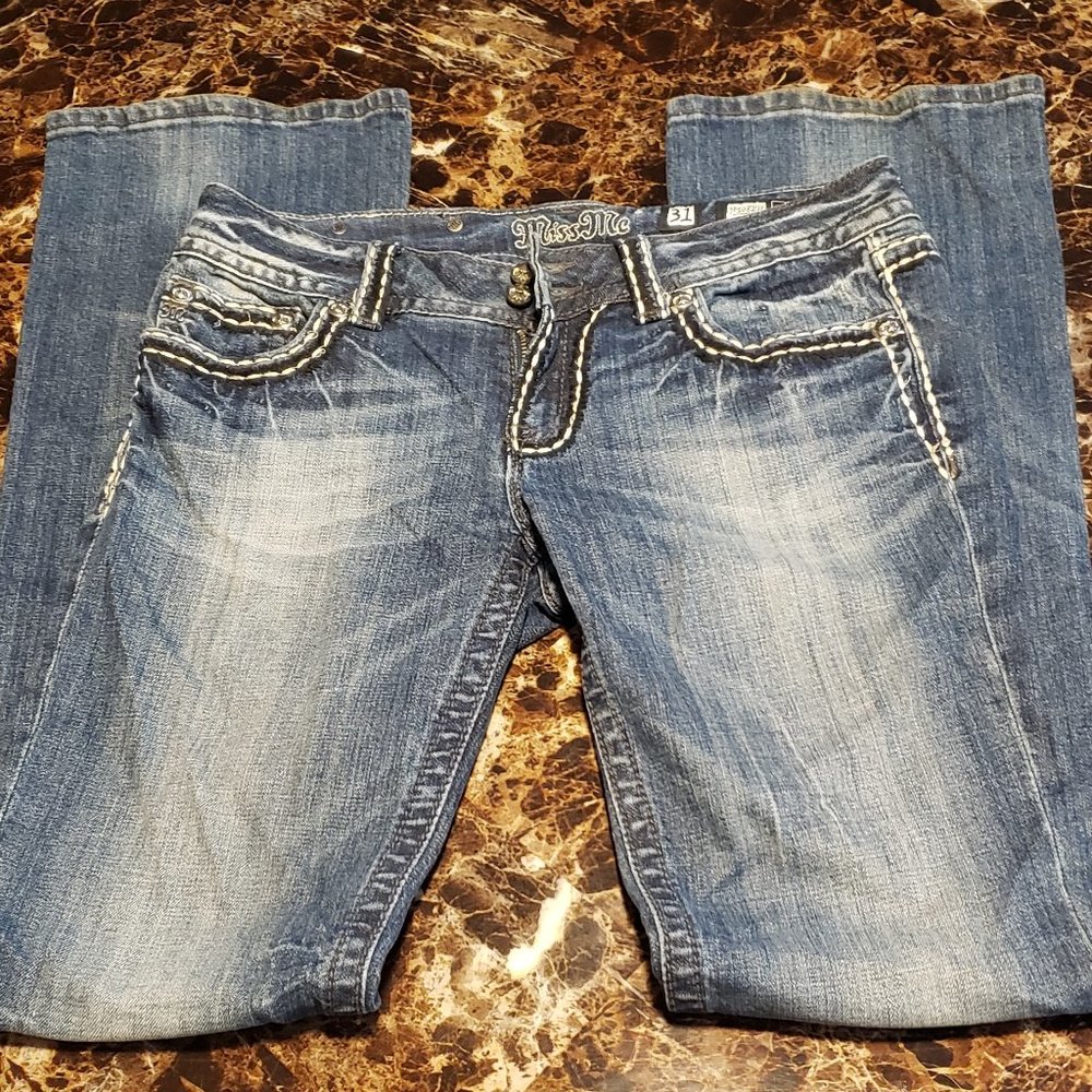 Miss Me Jeans, Low Rise Straight Leg